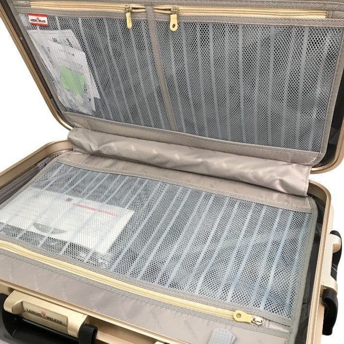 LEGEND WALKER レジェンドウォーカー スーツケース エンボス加工 TSAロック ポリカーボネート 静音キャスター ブラック 5088-60 BK 中古 T1