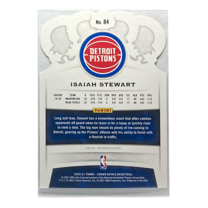 PANINI NBAカード CROWN ROYALE ISAIAH STEWART DETROIT PISTONS #84 中古 IT2