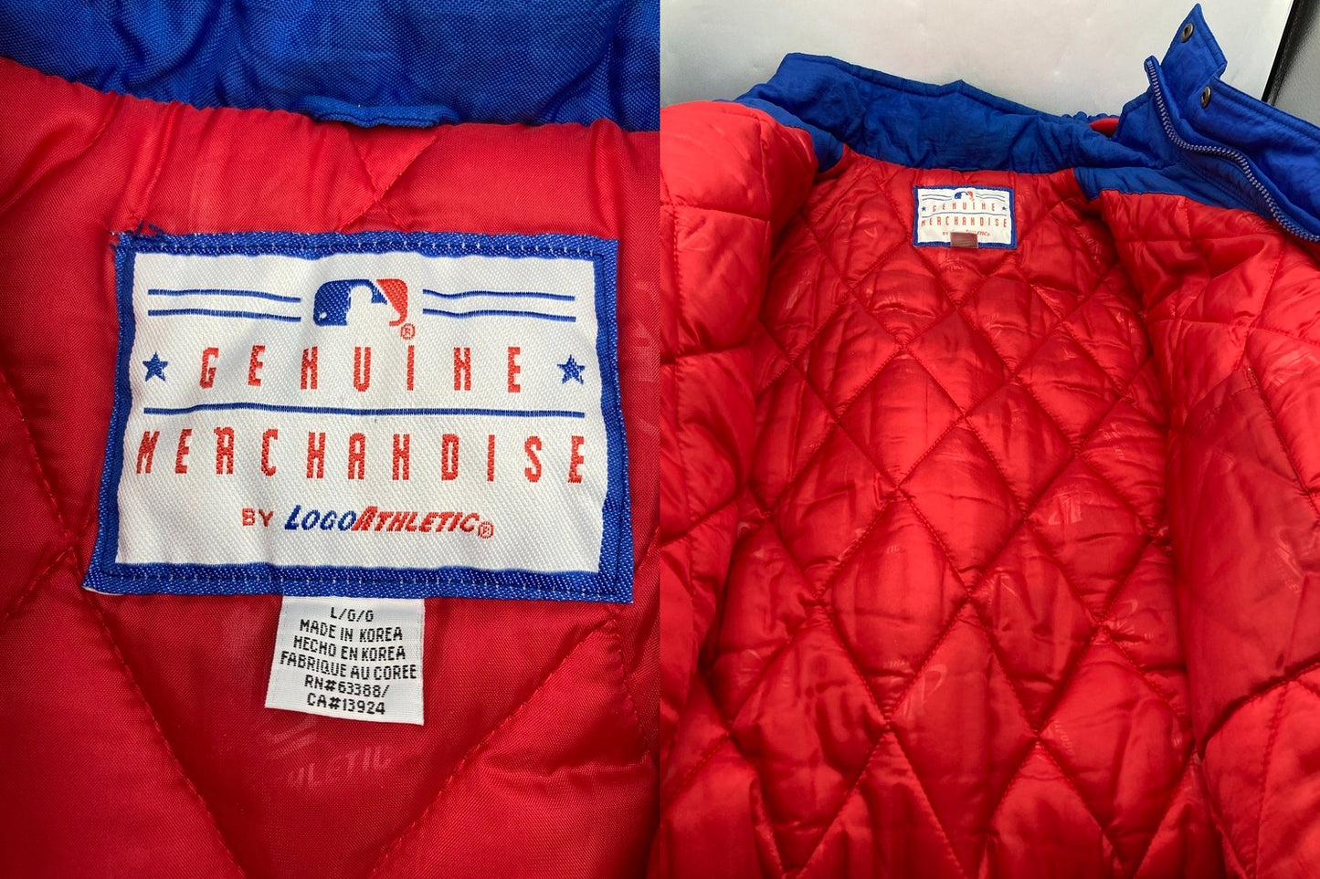 LOGO ATHLETIC ロゴアスレチック MLB ロサンゼルス・ドジャース 中綿ブルゾン サイズL 中古 D4