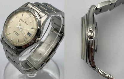 [ジャンク品] ORIENT STAR オリエントスター 21石 オートマティック 腕時計 597302-70 中古 D4