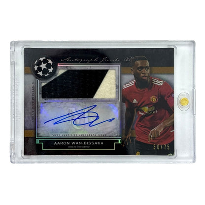TOPPS サッカーカード MUSEUM COLLECTION AARON WAN-BISSAKA MANCHESTER UNITED /75 #AJR-AWB 中古 IT1