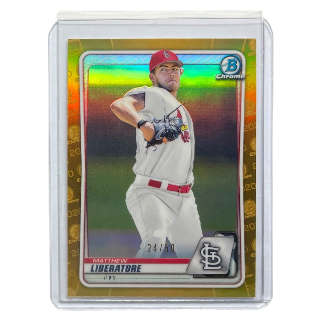 TOPPS MLBカード BOWMAN CHROME MATTHEW LIBERATORE ST. LOUIS CARDINALS /50 #BD-198 中古 IT2