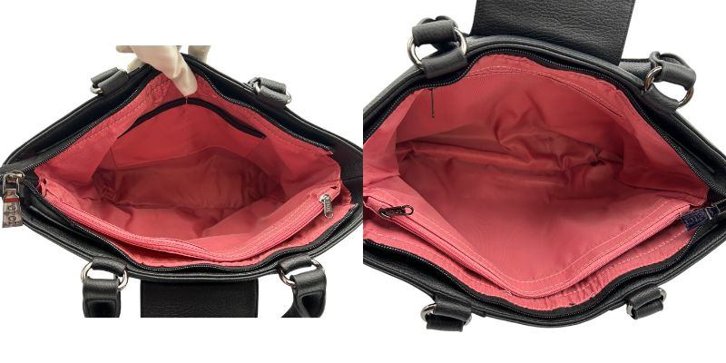 GIGI ジジ 2WAY バッグ 鞄 レザー ブラック トート ショルダー 中古 W４