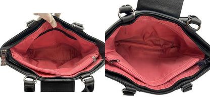 GIGI ジジ 2WAY バッグ 鞄 レザー ブラック トート ショルダー 中古 W４