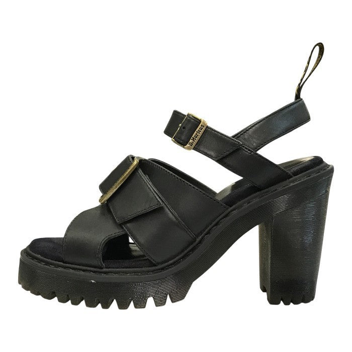 Dr.Martens ドクターマーチン GRANIK サンダル レディース レザー ヒール 厚底 バックル グラニク ブラック UK5 中古 T1
