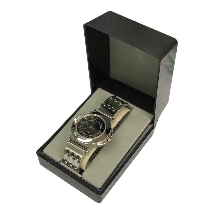 SEIKO セイコー KINETIC 腕時計 メンズ アナログ クォーツ デイト SS キネティック 発電 ラウンドフェイス シルバー/ブラック 5M42-0G50 中古 T1