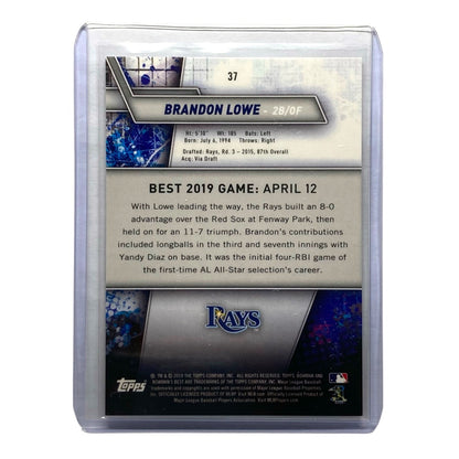 TOPPS MLBカード BOWMAN'S BEST BRANDON LOWE RAYS 24/25 #37 中古 IT2