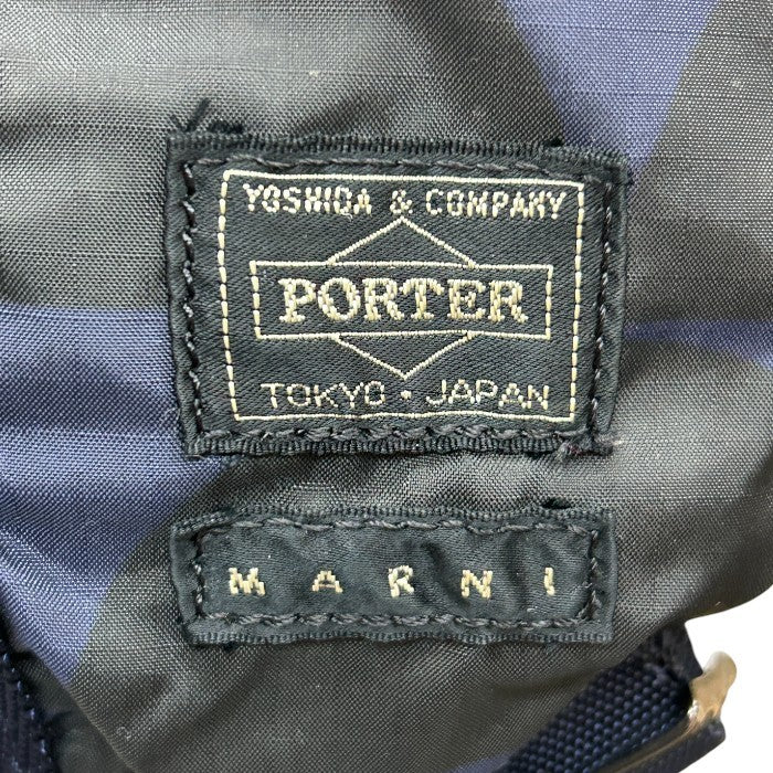 PORTER MARNI ポーター マルニ ナイロン 2WAY バッグ 鞄 リュックサック コラボ レディース ハンドバッグ かわいい 中古 W４
