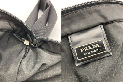 PRADA プラダ テスート 三角プレート ショルダーバッグ 中古 D4