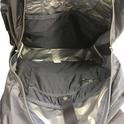 LeSportsac レスポートサック バックパック レディース 2way 手提げ ナイロン 通学 リュック A4収納可 グレー 中古 T1