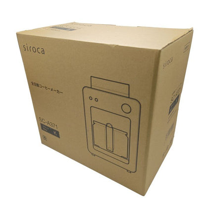 siroca シロカ 全自動コーヒーメーカー SC-A371 中古 H4