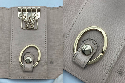 FURLA BABYLON フルラ バビロン 4連キーケース ピンク 中古 D4