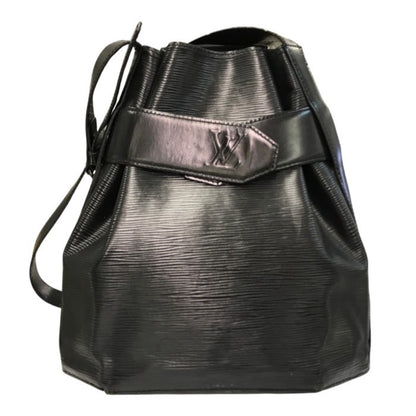 LOUIS VUITTON ルイヴィトン エピ サックデポールPM ショルダーバッグ レディース 巾着 セミショルダー ブラック M80157 中古 T1