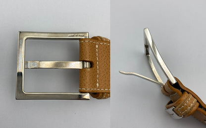 Salvatore Ferragamo サルヴァトーレフェラガモ スクエア バックルベルト 中古 D4