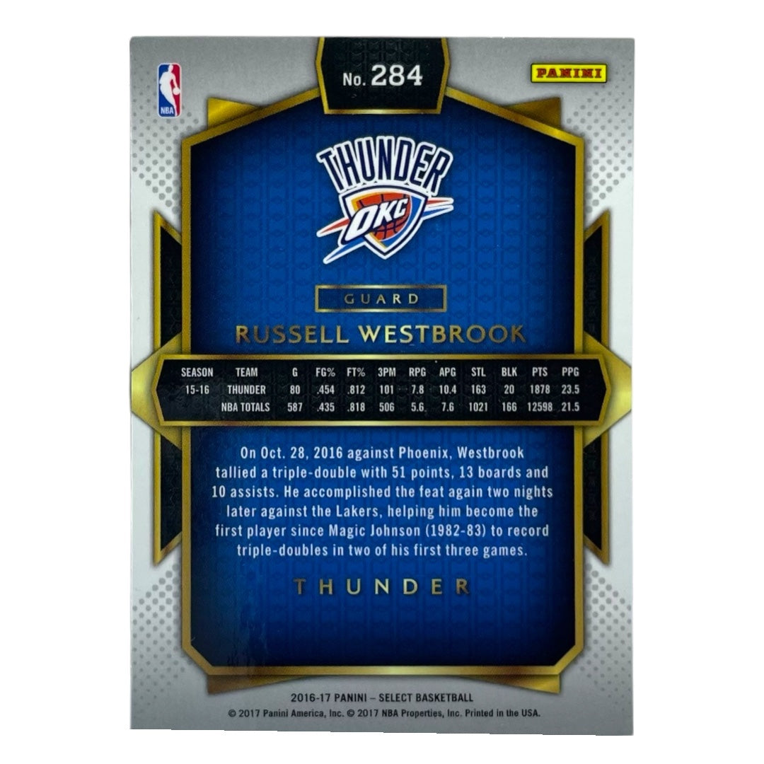 PANINI NBAカード SELECT RUSSELL WESTBROOK THUNDER #284 中古 IT2