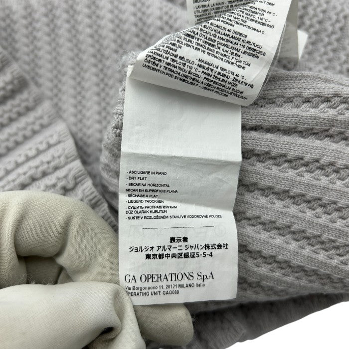 Emporio Armani エンポリオアルマーニ カットソー 40(S) 3K2MTK2M22Z トップス レディース グレー 半袖 中古 W４