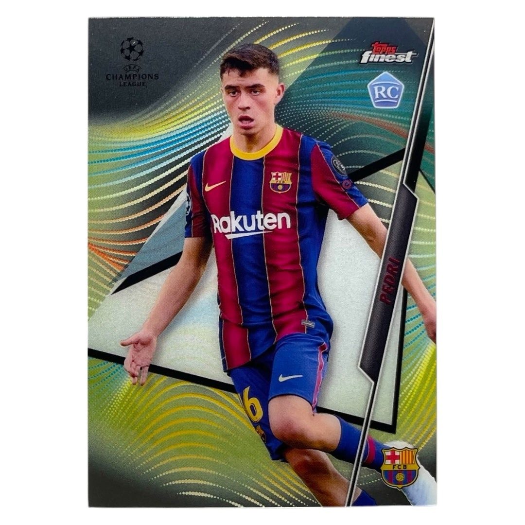 TOPPS サッカーカード FINEST PEDRI BARCELONA #36 中古 IT2