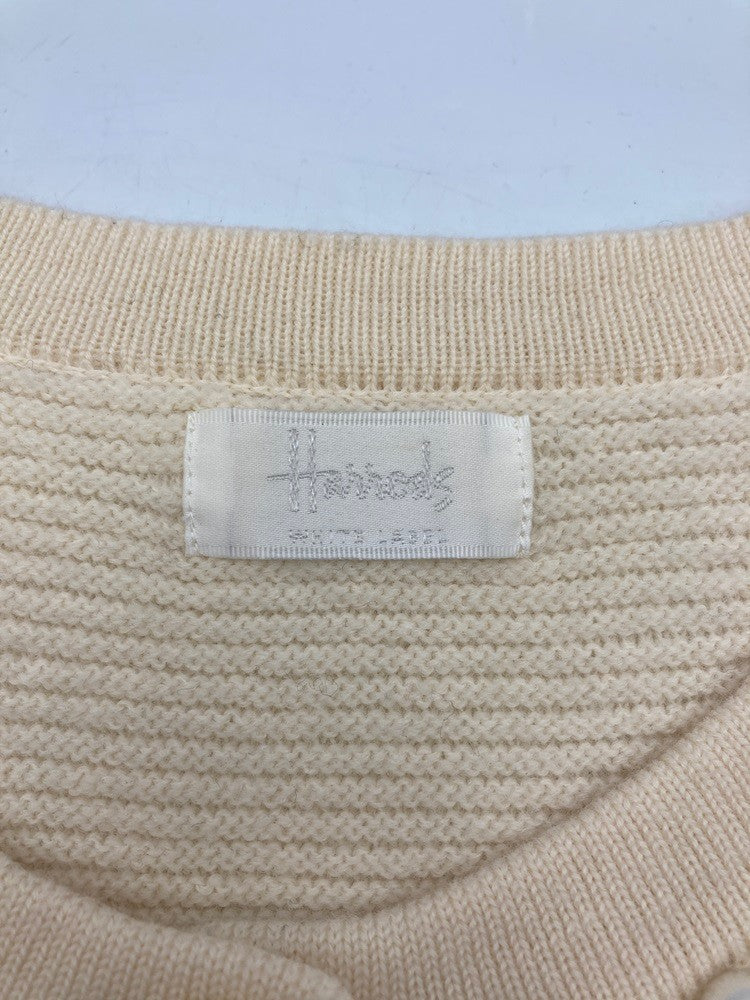 Harrods WHITE LABEL ハロッズ ホワイトレーベル ウール ニットカーディガン 中古 D4