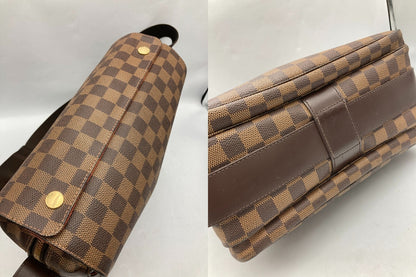 LOUIS VUITTON ルイヴィトン ダミエ エベヌ ナヴィグリオ ショルダーバッグ N45255 中古 D4