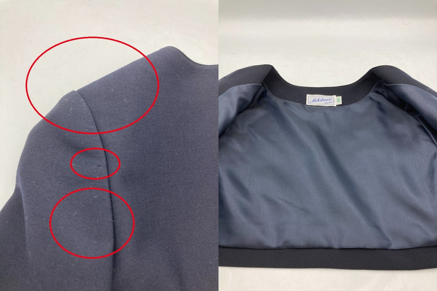 MIKIHOUSE ミキハウス フォーマル 3点セット 100cm 女の子 アンサンブル 中古 D4