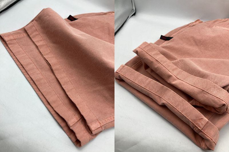 GRAMICCI グラミチ Gショーツ ピグメントダイ ショートパンツ CORAL G4SM-P123 サイズXL 中古 D4