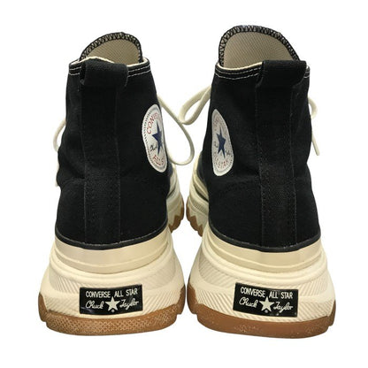CONVERSE コンバース ALL STAR 100 TREKWAVE HI スニーカー メンズ ハイカット 厚底 オールスター 100周年 ブラック/ホワイト 27cm 1SD036 中古 T1