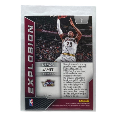 PANINI NBAカード PRIZM LEBRON JAMES CLEVELAND CAVALIERS #1 中古 IT2