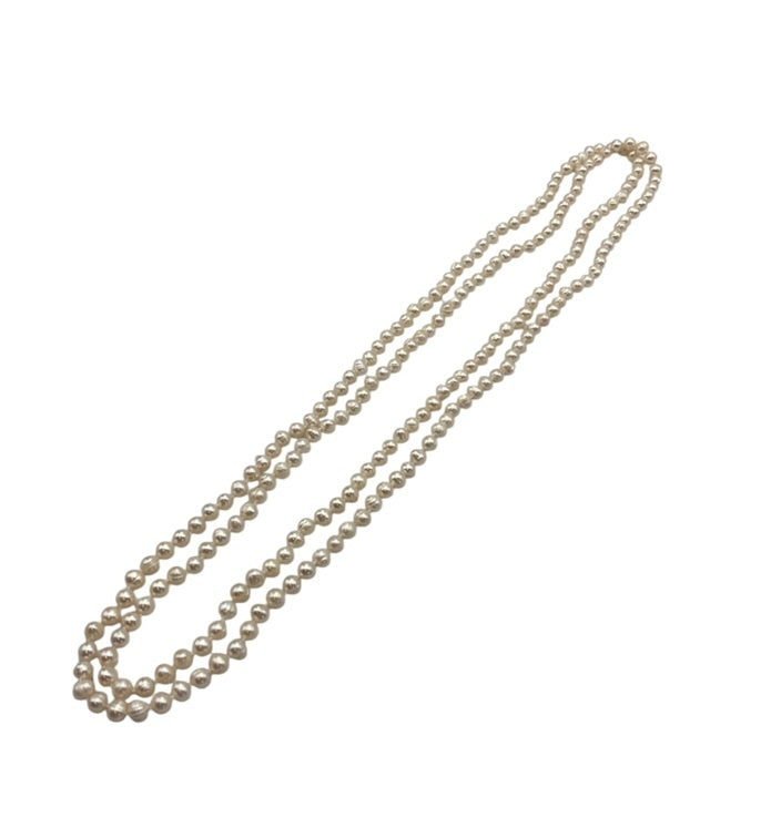 バロックパール ロングネックレス 160cm 中古 D4