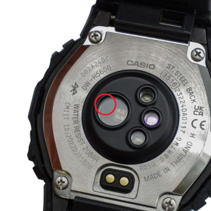 CASIO G-SHOCK 腕時計 メンズ デジタル G-SQUAD ランニング アプリ連動 睡眠計測 DW-H5600-1JR 中古 T1