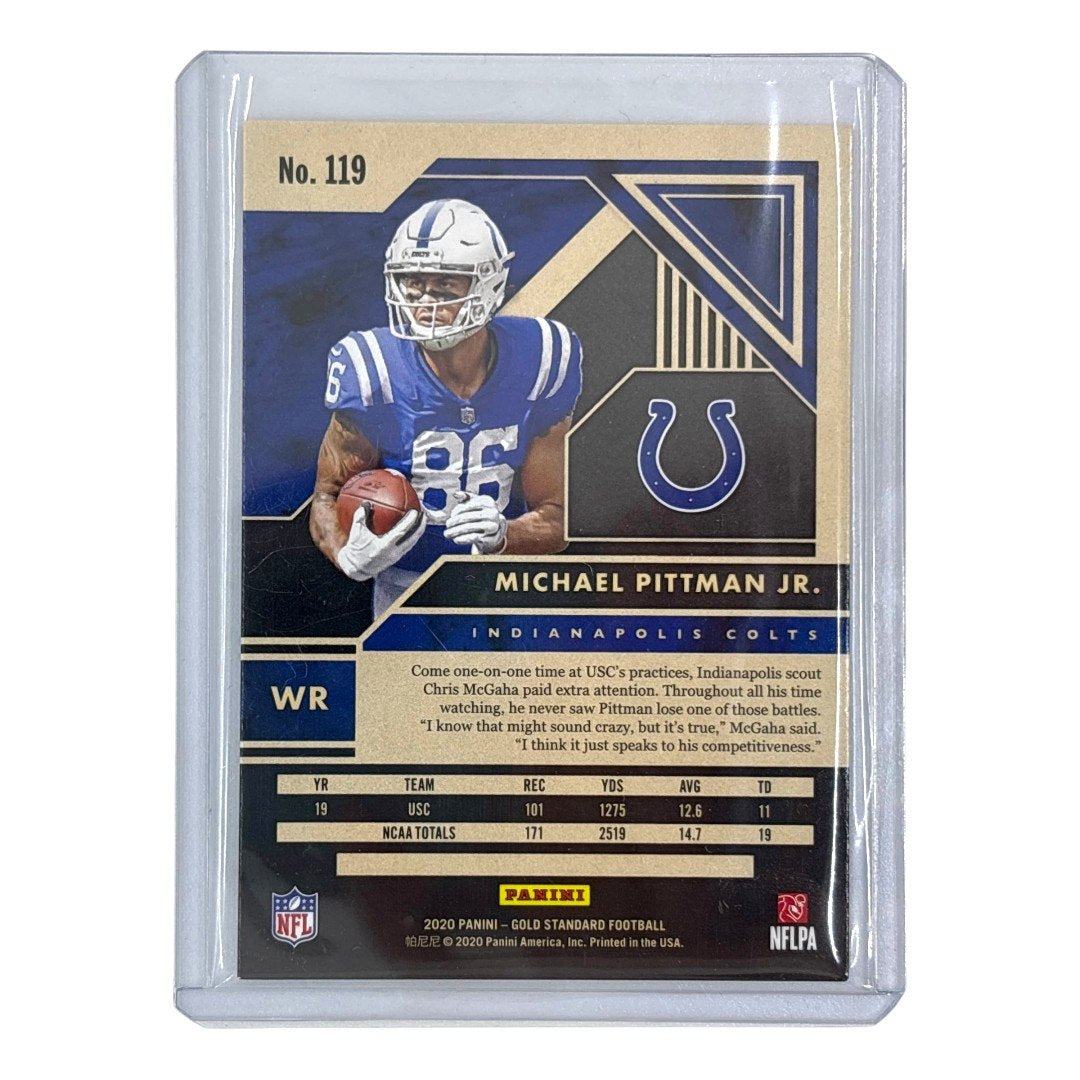 PANINI NFLカード GOLD STANDARD MICHAEL PITTMAN JR. INDIANAPOLIS COLTS 59/99 #119 中古 IT1