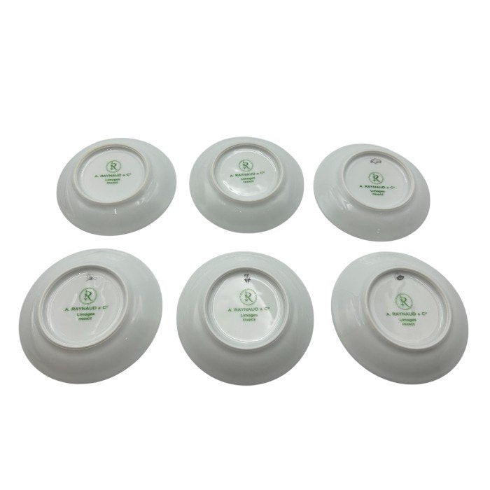 RAYNAUD レイノー Limoges リモージュ シキオン 小皿 6枚セット 洋食器 皿 ブランド 希少 中古 W４