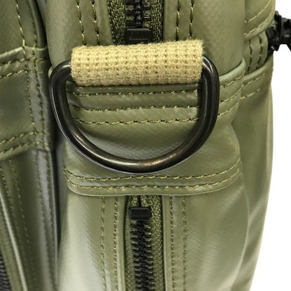 ラゲッジレーベル ライナー ショルダーバッグ ユニセックス LINER 斜め掛け 赤バッテン エクスパンダブル グリーン 951-09240 中古 T1