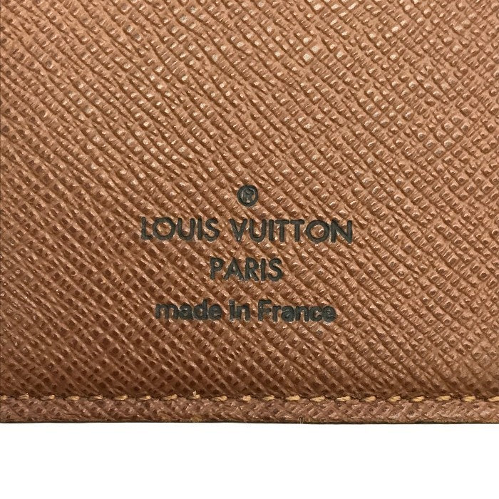 LOUIS VUITTON ルイヴィトン モノグラム ポルトカルトパス カードケース ユニセックス 定期入れ パスケース ブラウン M66541 中古 T1