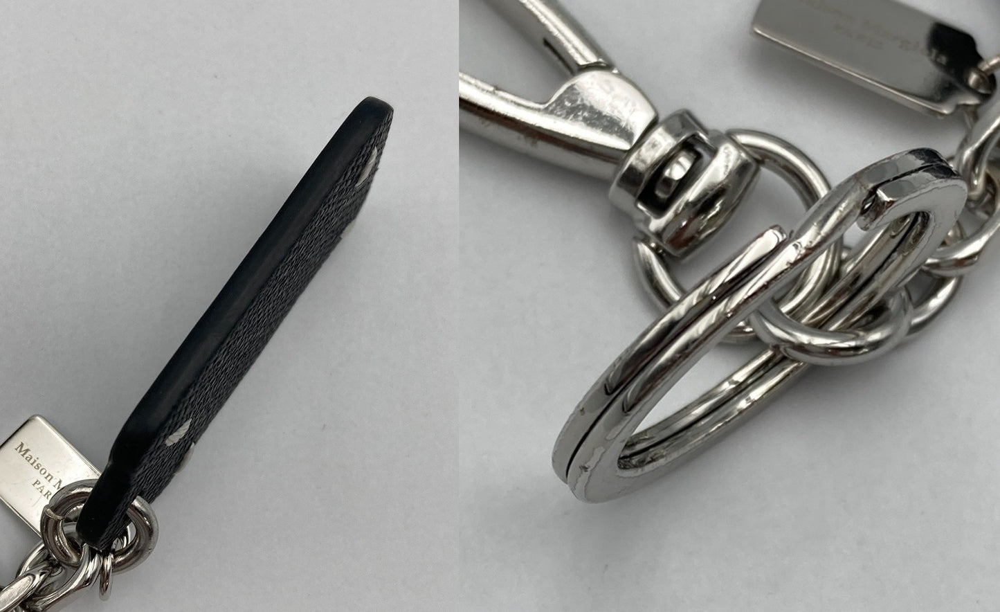 Maison Margiela メゾンマルジェラ 4ステッチ キーリング 中古 D4