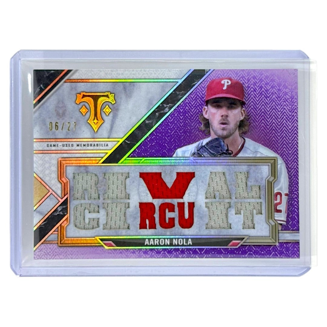 TOPPS MLBカード TRIPLE THREADS AARON NOLA PHILADELPHIA PHILLIES /27 #TTR-AN4 中古 IT1