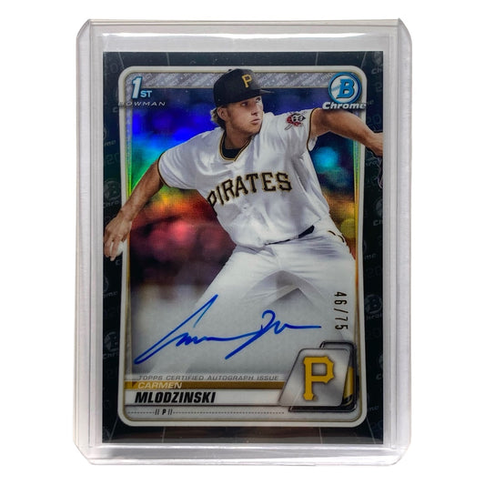 TOPPS MLBカード BOWMAN CHROME CARMEN MLODZINSKI PIRATES 46/75 #CDA-CML 中古 IT2