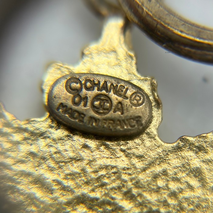 CHANEL シャネル スノーフレーク ピアス アクセサリー ジュエリー ブランド 雪の結晶 中古 W４