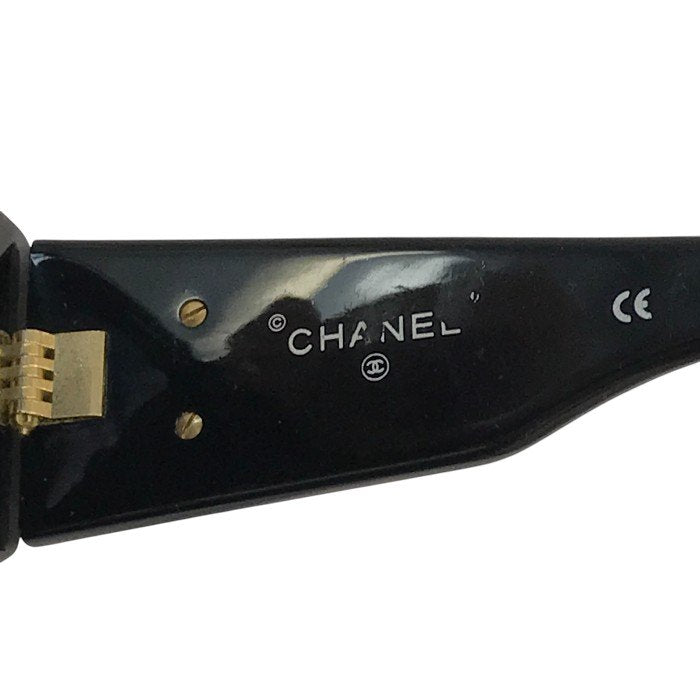 CHANEL シャネル サングラス レディース マトラッセ ココマーク ヴィンテージ フルリム ブラック/ブルー系 01450 94305 中古 T1