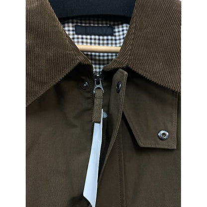 UNIQLO ユニクロ ユーティリティ ショート ブルゾン XXL ブラウン アウター メンズ 秋 冬 大きいサイズ ゆったり 中古 W４