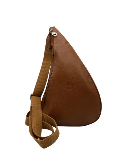 LONGCHAMP ロンシャン レザー ボディバッグ クロスボディ 中古 D4