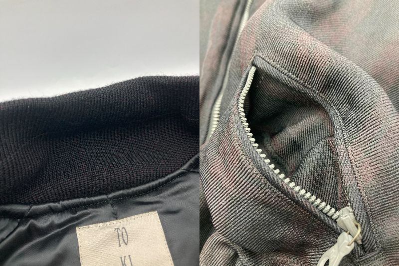 TOKITO トキト チェック柄 ライダース ブルゾン サイズ2 中古 D4