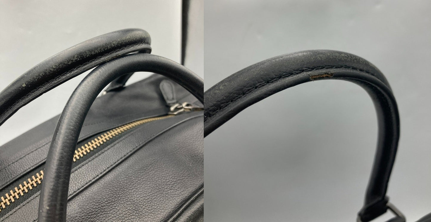 COACH コーチ レザー 2WAY ボストンバッグ F27614 中古 D4