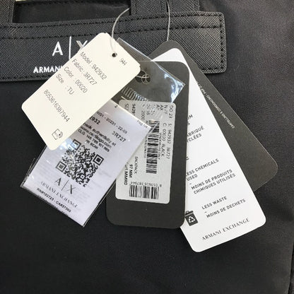 ARMANI EXCHANGE アルマーニ エクスチェンジ リュックサック ユニセックス ナイロン バックパック ブラック 942932 中古 T1