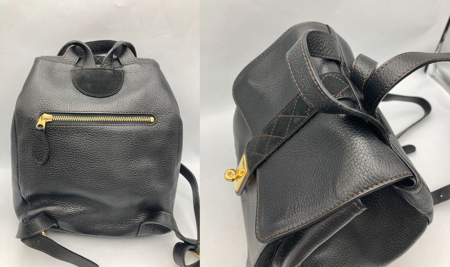 PELLE BORSA ペレボルサ レザー リュックサック 中古 D4