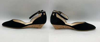 REGAL リーガル アンクルストラップ ローヒール パンプス F06L ブラック 23.5cm 中古 D4