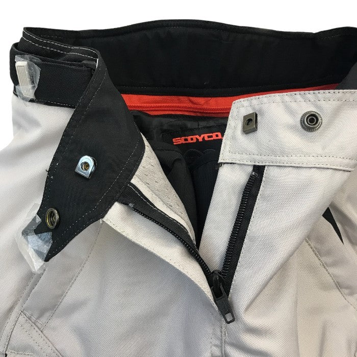 SCOYCO ツーリングジャケット パンツ 2点上下セット レディース 春秋冬 バイク ウェア 二輪 ライナー プロテクター グレー M/25インチ JK122W/P122W 中古 T1