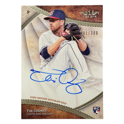 TOPPS MLBカード TIER 1 TIM COONEY CLEVELAND INDIANS /300 #BOA-TCO 中古 IT2