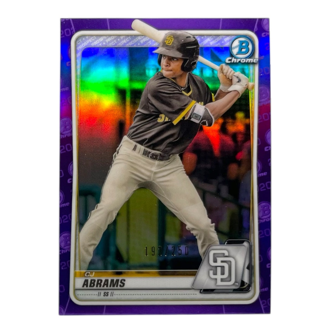 TOPPS MLBカード BOWMAN CHROME CJ ABRAMS SAN DIEGO PADRES /250 #BD-189 中古 IT2