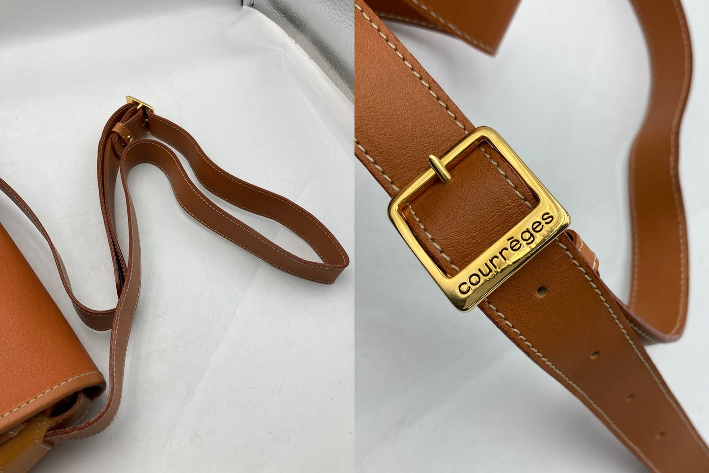 courreges クレージュ ショルダーバッグ 中古 D4