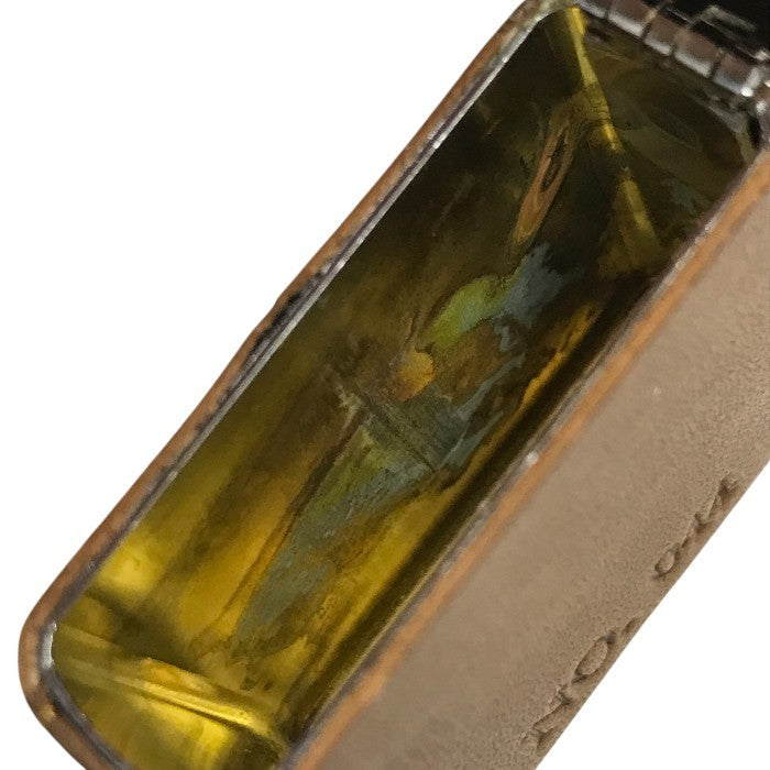 リネージュII × ZIPPO 3周年記念 種族シリーズ ドワーフ オイルライター LINEAGE 限定100個 シリアルナンバー 革巻き 型押し レザー ブラウン 中古 T1